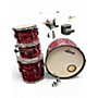 Used Ludwig  4 Piece Clubdate Ruby Strata Drum Kit Ruby Strata