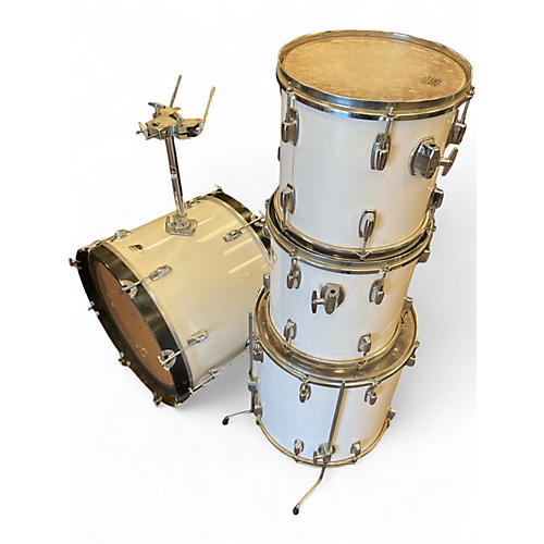 Used Ludwig 4 Piece Cortex BeBop White Drum Kit White