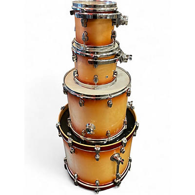 Used Ludwig 4 Piece ELEMENT Amber Drum Kit