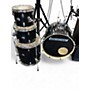 Used Ludwig Used Ludwig 4 Piece ELEMENT EVOLUTION black sparkle Drum Kit black sparkle