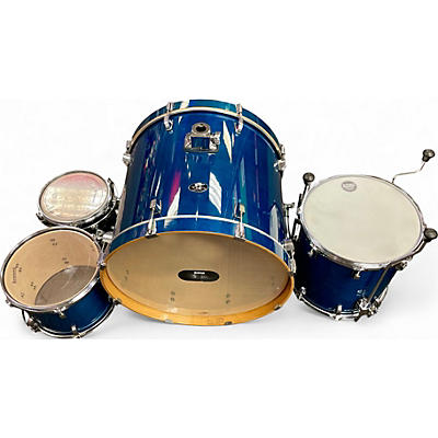 Ludwig Used Ludwig 4 Piece Element Evolution Maple Ocean Blue Drum Kit