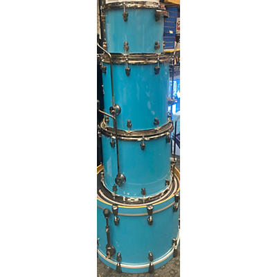 Ludwig Used Ludwig 4 Piece Epic Pro Beat Blue Drum Kit