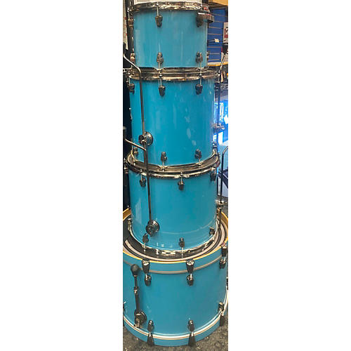 Ludwig Used Ludwig 4 Piece Epic Pro Beat Blue Drum Kit Blue