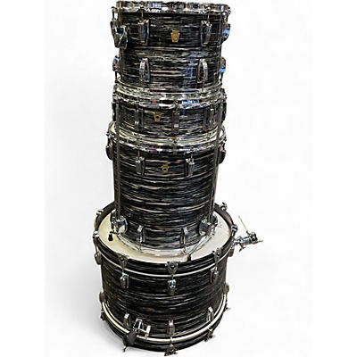 Used Ludwig 4 Piece LEGACY MAPLE VINTAGE BLUE OYSTER PEARL Drum Kit