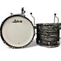 Used Ludwig 4 Piece Modern Classic Maple Black Oyster Pearl Drum Kit Black Oyster Pearl