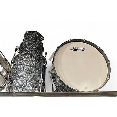 Used Ludwig 4 Piece NeuSonic Blue Pearl Drum Kit