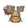 Used Ludwig Used Ludwig 4 Piece No. 989 Big Beat Outfit Classic Maple brushed gold Drum Kit brushed gold