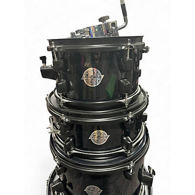 Used Ludwig 4 Piece Pocket Kit By Questlove Black Drum Kit