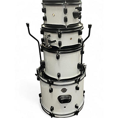 Used Ludwig 4 Piece Questlove Pocket Kit Silver Sparkle Drum Kit
