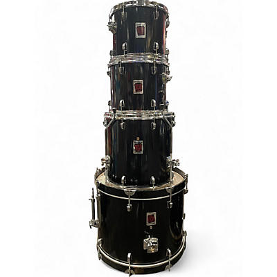 Used Ludwig 4 Piece ROCKER ELITE Black Drum Kit