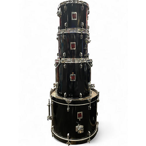 Used Ludwig 4 Piece ROCKER ELITE Black Drum Kit Black