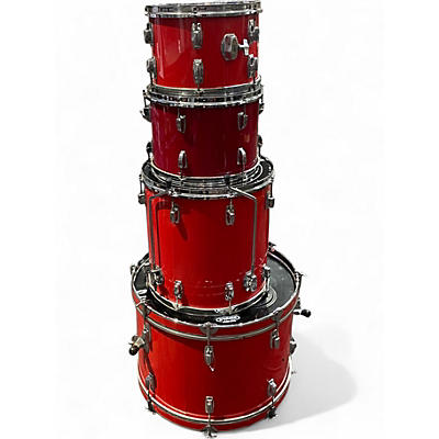 Used Ludwig 4 Piece ROCKER Red Drum Kit