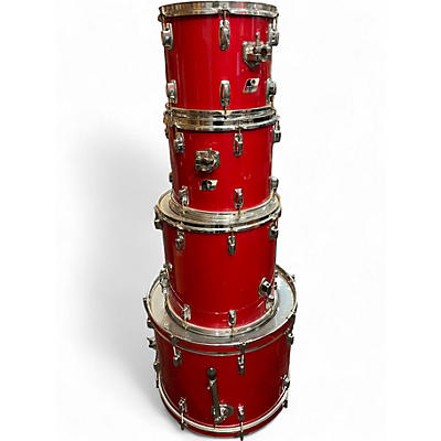 Used Ludwig 4 Piece Rocker Red Drum Kit