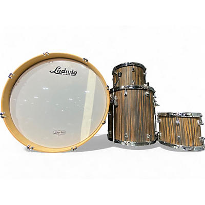 Ludwig Used Ludwig 4 Piece Signet 105 Gigabeat teak Drum Kit