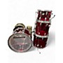 Used Ludwig 4 Piece Vistalite Bonham Red Drum Kit Red