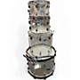 Used Ludwig 4 Piece Vistalite Clear Drum Kit Clear