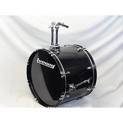 Used Ludwig 4 piece Backbeat Kit Black Sparkle Drum Kit