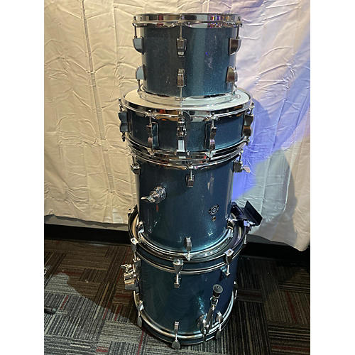 Ludwig Used Ludwig 4 piece Breakbeats By Questlove Metallic Blue Drum Kit Metallic Blue