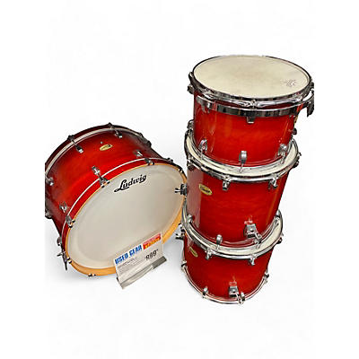 Ludwig Used Ludwig 4 piece Centennial Red Drum Kit