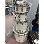 Used Ludwig Used Ludwig 4 piece Keystone X Snow White Drum Kit Snow White