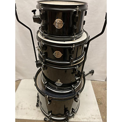 Ludwig Used Ludwig 4 piece Questlove Pocket Kit Black Mettalic Drum Kit