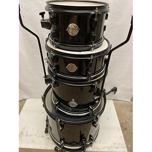 Ludwig Used Ludwig 4 piece Questlove Pocket Kit Black Mettalic Drum Kit black mettalic