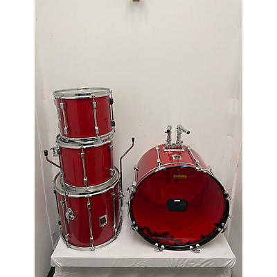 Used Ludwig 4 piece Rocker Red Drum Kit