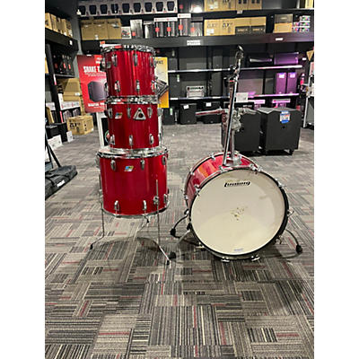 Ludwig Used Ludwig 4 piece Super Maple Red Drum Kit