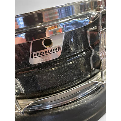 Used Ludwig 4.5X14 BLACKROLITE BLACK SPARKLE Drum