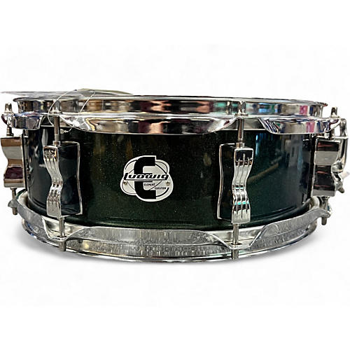 Used Ludwig 4.5X14 Element Evolution Green Sparkle Drum Green Sparkle 5