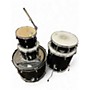 Used Ludwig 5 Piece ACCENT BLACK SPARKLE Drum Kit BLACK SPARKLE