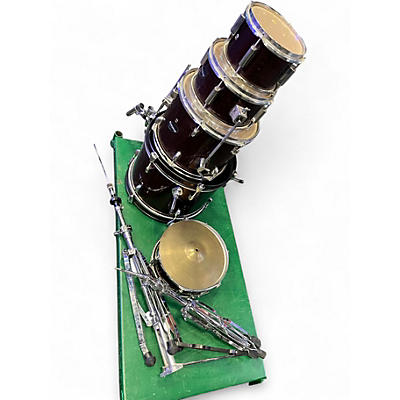 Used Ludwig  5 Piece ACCENT C5 MIDNIGHT WINE Drum Kit