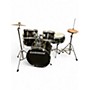 Used Ludwig 5 Piece ACCENT CS COMBO Black Drum Kit Black