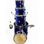 Used Ludwig 5 Piece Accent BLUE Drum Kit BLUE