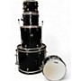 Used Ludwig Used Ludwig 5 Piece Accent Black Drum Kit Black