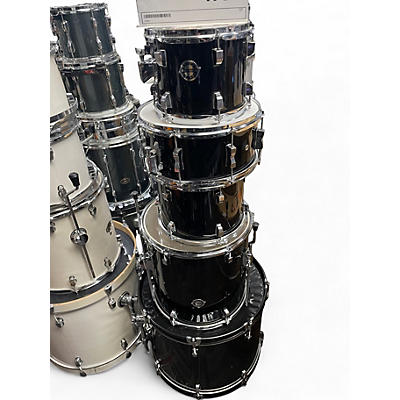 Used Ludwig 5 Piece Accent Black Drum Kit