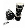 Used Ludwig 5 Piece Accent CS Black Drum Kit Black