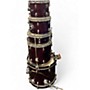 Used Ludwig 5 Piece Accent CS Burgundy Drum Kit Burgundy