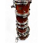Used Ludwig 5 Piece Accent CS Custom Amber Sparkle Drum Kit Amber Sparkle