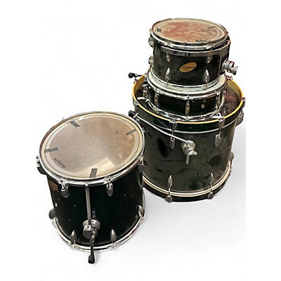 Used Ludwig 5 Piece Accent CS Green Drum Kit