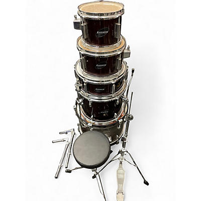Used Ludwig 5 Piece Accent CS Junior Kit Wine Red Drum Kit