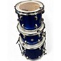 Used Ludwig 5 Piece Accent Royal Blue Drum Kit Royal Blue