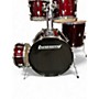 Used Ludwig 5 Piece Accent Ruby Drum Kit Ruby
