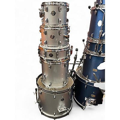 Used Ludwig 5 Piece Accent Silver Sparkle Drum Kit