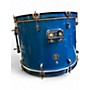 Used Ludwig 5 Piece Accent blue Drum Kit blue