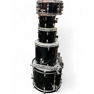 Used Ludwig 5 Piece Access Drum Kit Black Drum Kit