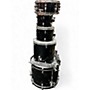 Used Ludwig 5 Piece Access Drum Kit Black Drum Kit Black