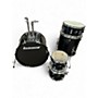 Used Ludwig 5 Piece BACKBEAT BLACK SPARKLE Drum Kit BLACK SPARKLE