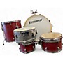 Used Ludwig 5 Piece BACKBEAT ELITE Maroon Drum Kit Maroon