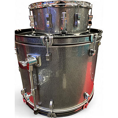 Used Ludwig 5 Piece BACKBEAT Silver Sparkle Drum Kit